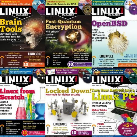 Linux Magazine USA - Full Year 2021 Collection
