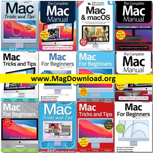 Mac The Complete Manual, Tricks And Tips, For Beginners – Full Year 2021 Issues Collection