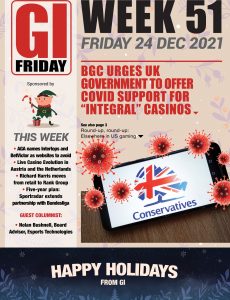 The Gambling Insider Friday – 24 December 2021