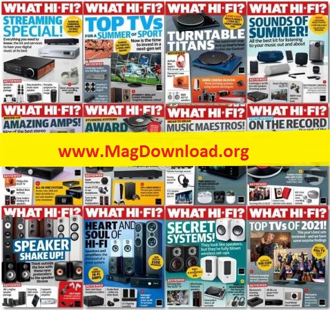 What Hi-Fi UK – Full Year 2021 Issues Collection
