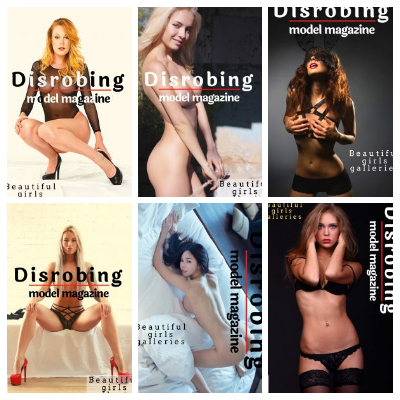 Disrobing model Magazine – Full Year 2021 Issues Collection
