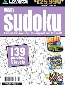 Lovatts Handy Sudoku – February 2022