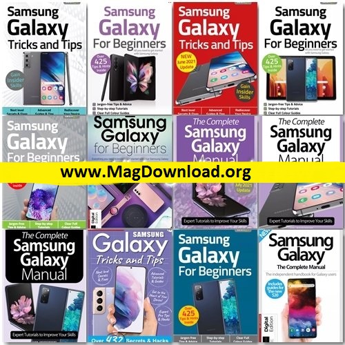 Samsung Galaxy The Complete Manual, Tricks And Tips, For Beginners – Full Year 2021 Issues Collection