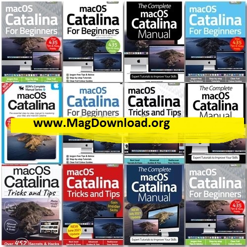 macOS Catalina The Complete Manual, Tricks And Tips, For Beginners – Full Year 2021 Issues Collection