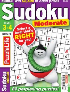 PuzzleLife Sudoku Moderate – February 2022