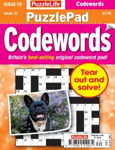 PuzzleLife PuzzlePad Codewords – 24 March 2022