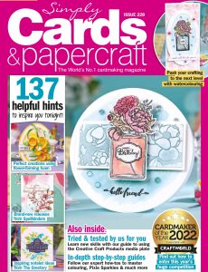 Simply Cards & Papercraft – Issue 228 – March 2022