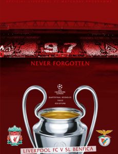Liverpool FC Programmes – vs Benfica CL – 13 April 2022