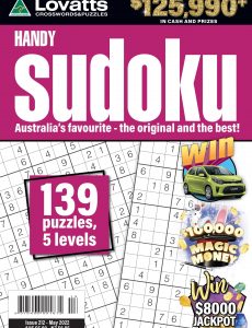 Lovatts Handy Sudoku – May 2022