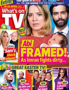 What’s on TV – 16 April 2022
