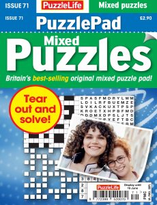 PuzzleLife PuzzlePad Puzzles – Issue 71, 2022
