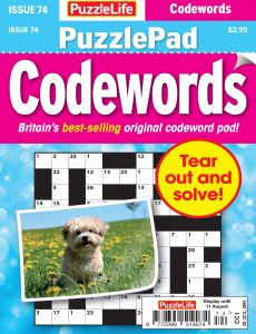PuzzleLife PuzzlePad Codewords – 14 July 2022