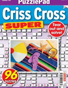 PuzzleLife PuzzlePad Criss Cross Super – Issue 54 July 2022
