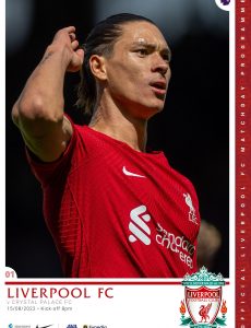 Liverpool FC Programmes – vs Crystal Palace – 15 August 2022