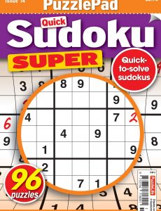 PuzzleLife PuzzlePad Sudoku Super – 11 August 2022