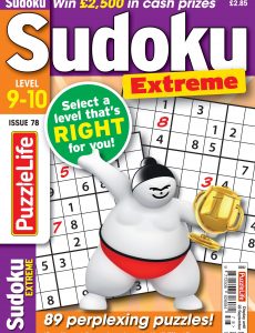 PuzzleLife Sudoku Extreme – August 2022