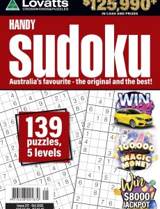 Lovatts Handy Sudoku – October 2022