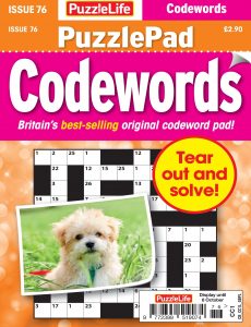 PuzzleLife PuzzlePad Codewords – 08 September 2022