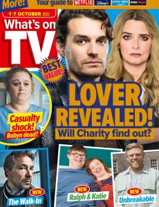 What’s on TV – 01 October 2022