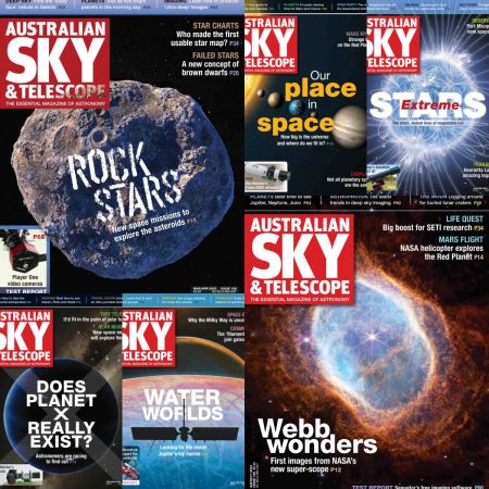 Australian Sky & Telescope – Full Year 2022 Issues Collection