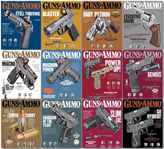 Guns & Ammo – Full Year 2022 Issues Collection