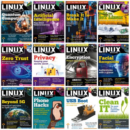 Linux Magazine USA – Full Year 2022 Issues Collection