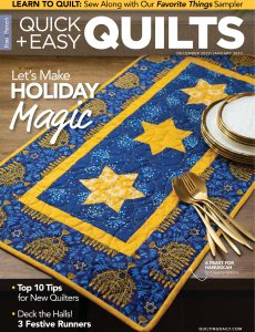 McCall’s Quick Quilts – December 2022-January 2023