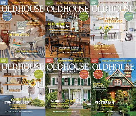 Old House Journal – Full Year 2022 Issues Collection