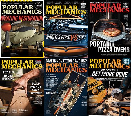 Popular Mechanics USA – Full Year 2022 Issues Collection