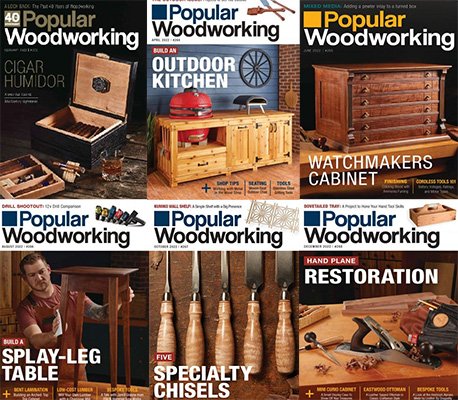Popular Woodworking – Full Year 2022 Issues Collection