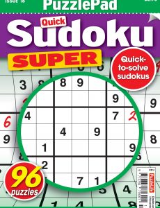 PuzzleLife PuzzlePad Sudoku Super – 16 October 2022