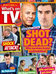 What’s on TV – 29 October 2022