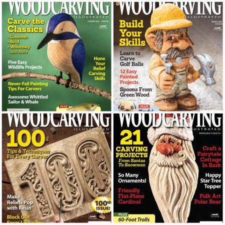 Woodcarving Illustrated – Full Year 2022 Issues Collection