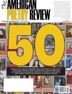The American Poetry Review – November-December 2022