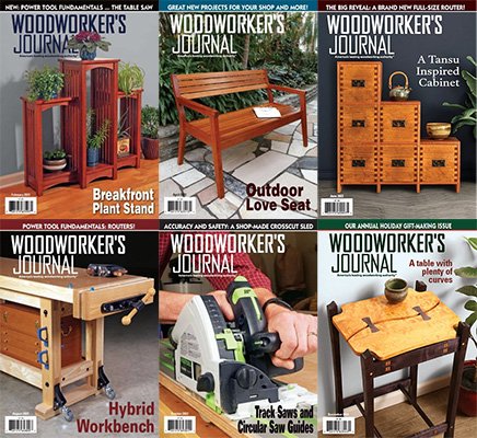 Woodworker's Journal – Full Year 2022 Issues Collection