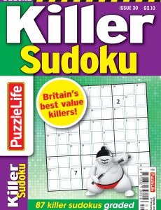 PuzzleLife Killer Sudoku – Issue 30, 2022
