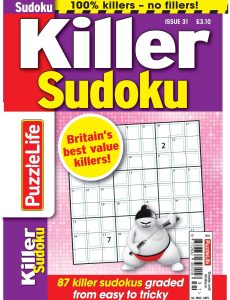 PuzzleLife Killer Sudoku – Issue 31 2023