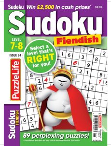 PuzzleLife Sudoku Fiendish – issue 84, 2023