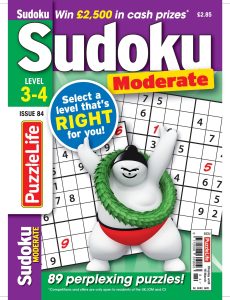 PuzzleLife Sudoku Moderate – Issue 84, 2023