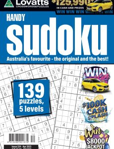 Lovatts Handy Sudoku – April 2023