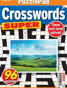 PuzzleLife PuzzlePad Crosswords Super – Issue 63 March 2023