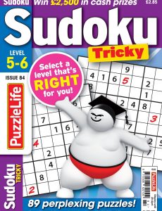 PuzzleLife Sudoku Tricky – Issue 84, 2023