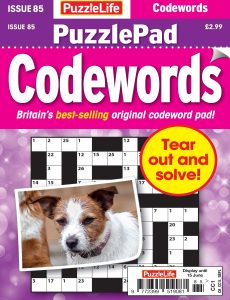 PuzzleLife PuzzlePad Codewords – Issue 85, 2023