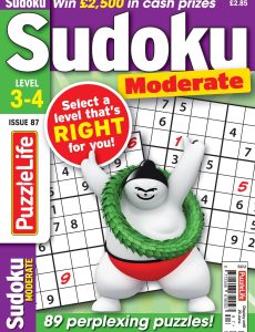 PuzzleLife Sudoku Moderate – May 2023