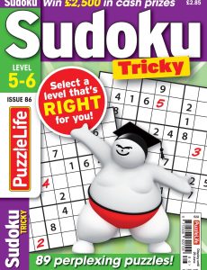 PuzzleLife Sudoku Tricky – May 2023