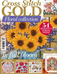 Cross Stitch Gold Florals – June 2023