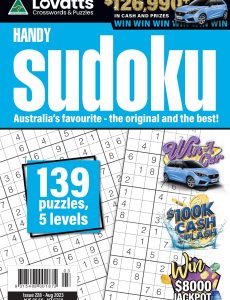 Lovatts Handy Sudoku – August 2023
