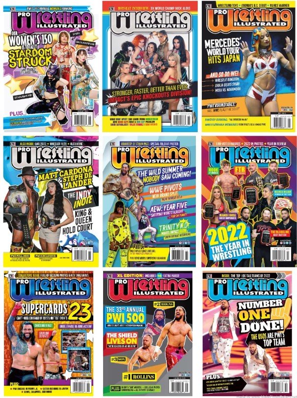 Pro Wrestling Illustrated – Full Year 2023 Issues Collection