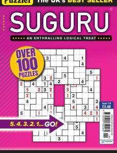 Puzzler Suguru – Issue 119 – 6 September 2023