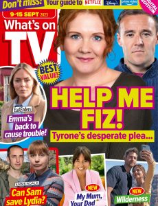 What’s on TV – 9 September 2023